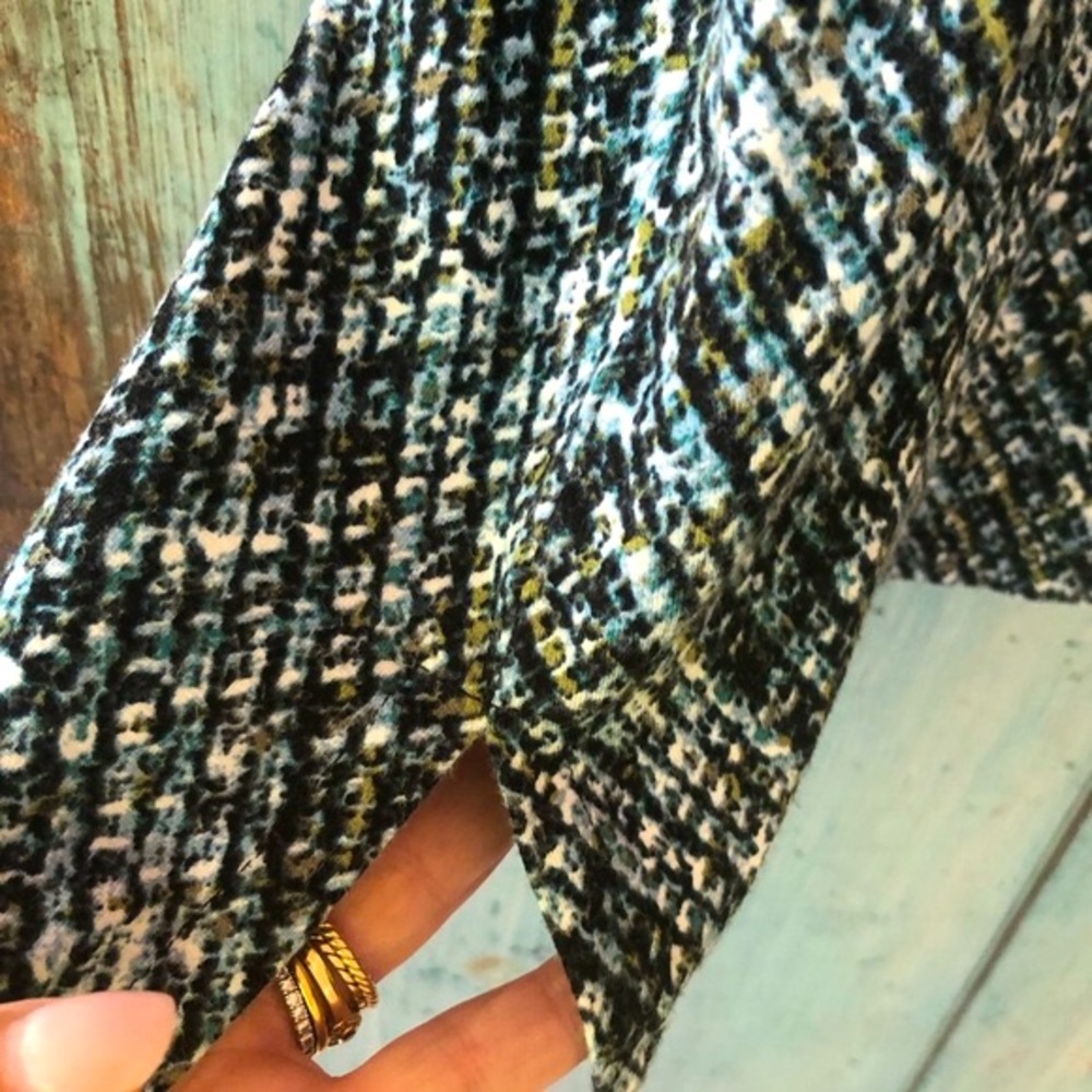 j.jill wearever top in shades of black, blue, taupe, & cream; perfect any season - Picture 8 of 11